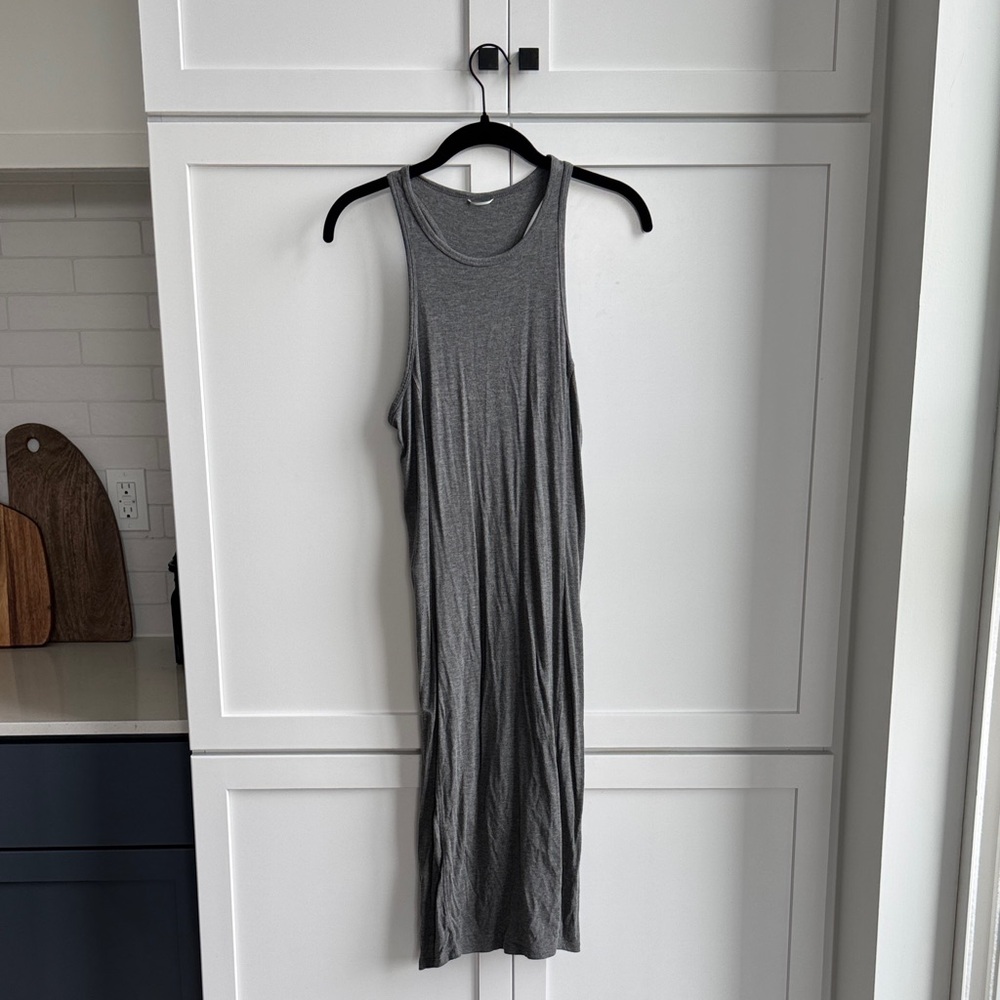 Gray Sleeveless Kit and Ace Maxi Dress
